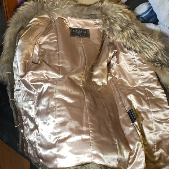 Fur Brown Multi Belted Short Coat - Picture 8 of 13